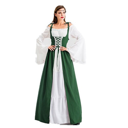 Ensemble robe à épaules dénudées Renaissance
