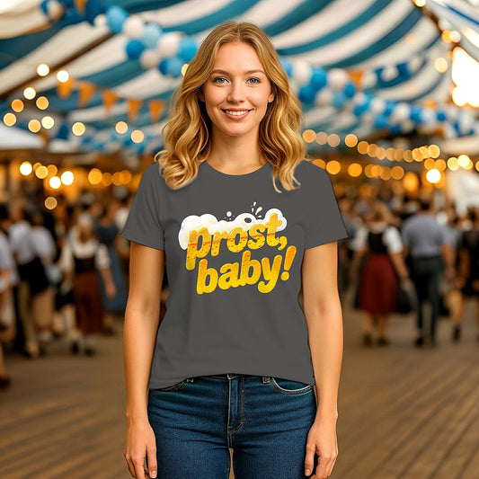 Women's Oktoberfest Prost Baby Beer T-shirt