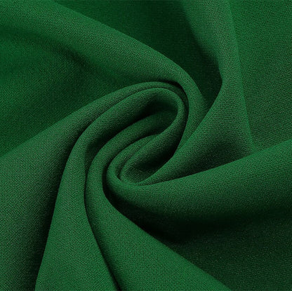 Women's 1950s Solid Color Round Neck 3/4 Sleeve Flare Dress