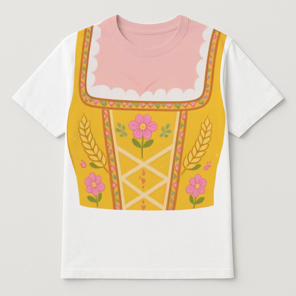 Women's Oktoberfest Dirndl Graphic T-shirt