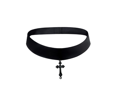 Gothic Lolita Witch Vampire Velvet Cross