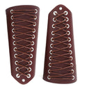 Conjunto de chaleco de guardabosques vikingo medieval con cinturón y brazalete