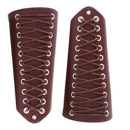 Medieval Viking Rangers Vest Set with Belt Bracer