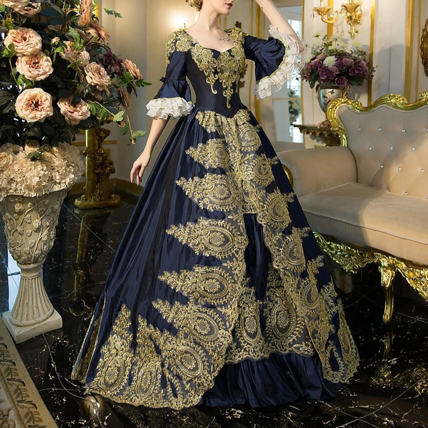 Rococo Pannier Ball Gown Robe à la Française