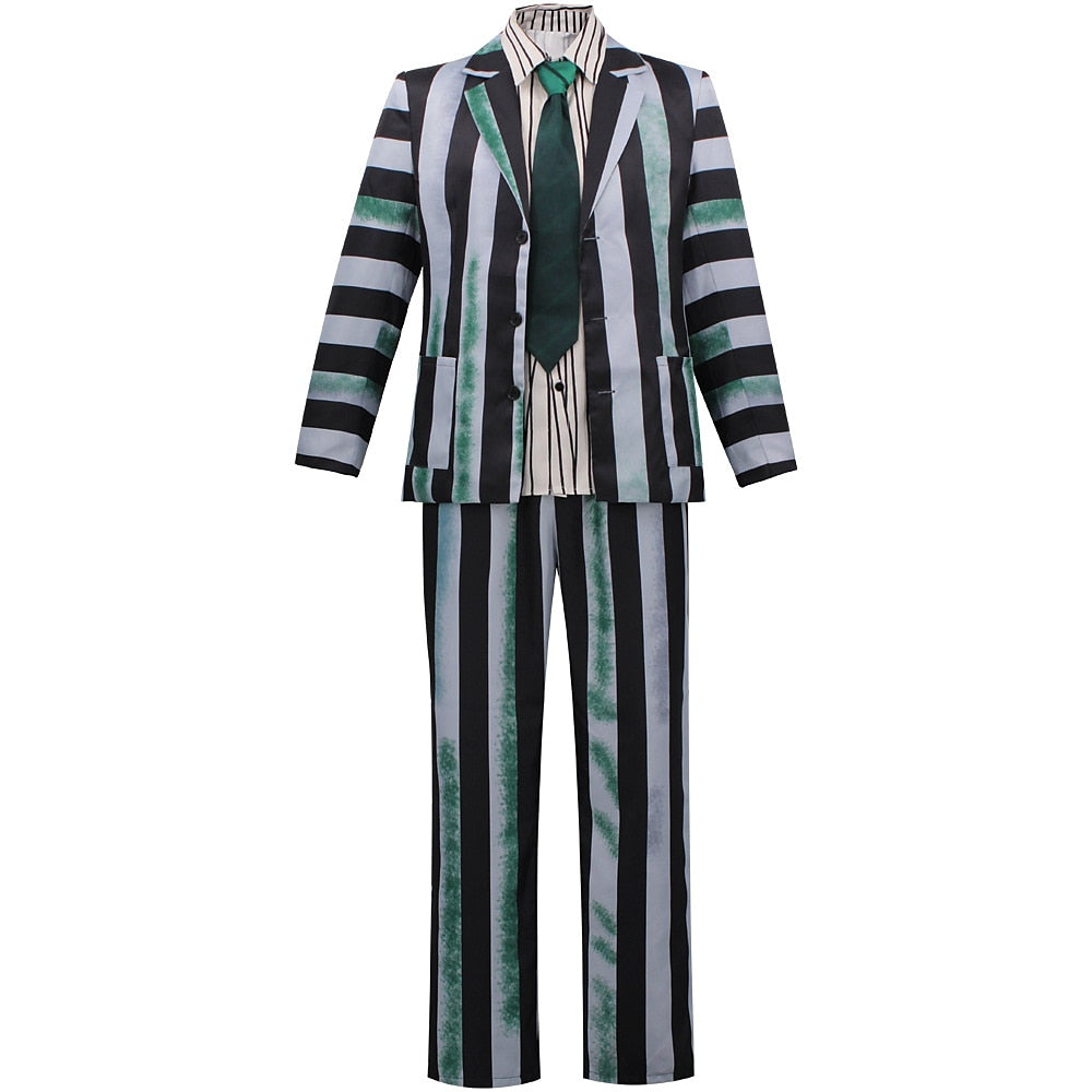 Men's Striped Costume Suit