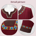 Vestido midi estilo vikingo medieval con cinturón