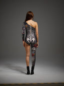 Women's Sugar Skull Bride 3-Piece Halloween Costume Set