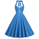 Vintage Collar Grace Midi Dress