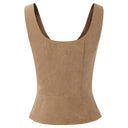 Pirate Renaissance Lace up Corset Vest Bodice - Retrorobe