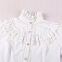 Renaissance Princess Style Ruffle Sleeve  Blouse - Retrorobe