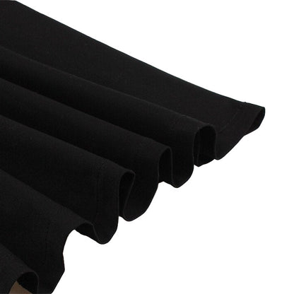 Women's 1950s Plaid Checkered Patchwork Lapel Collar Long Sleeve Swing Dress