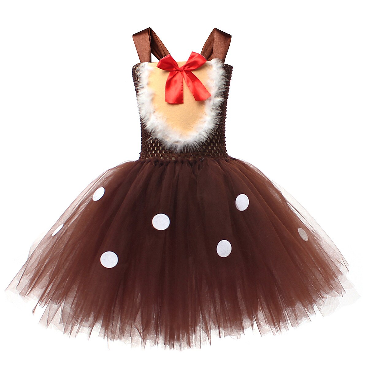 Girls' Reindeer Tutu Dress