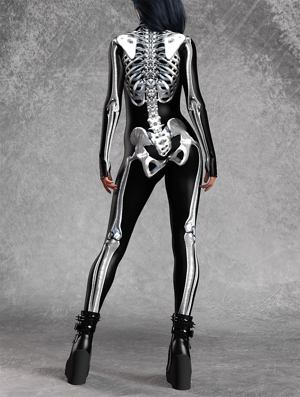 Skull Skeleton Halloween Bodysuit