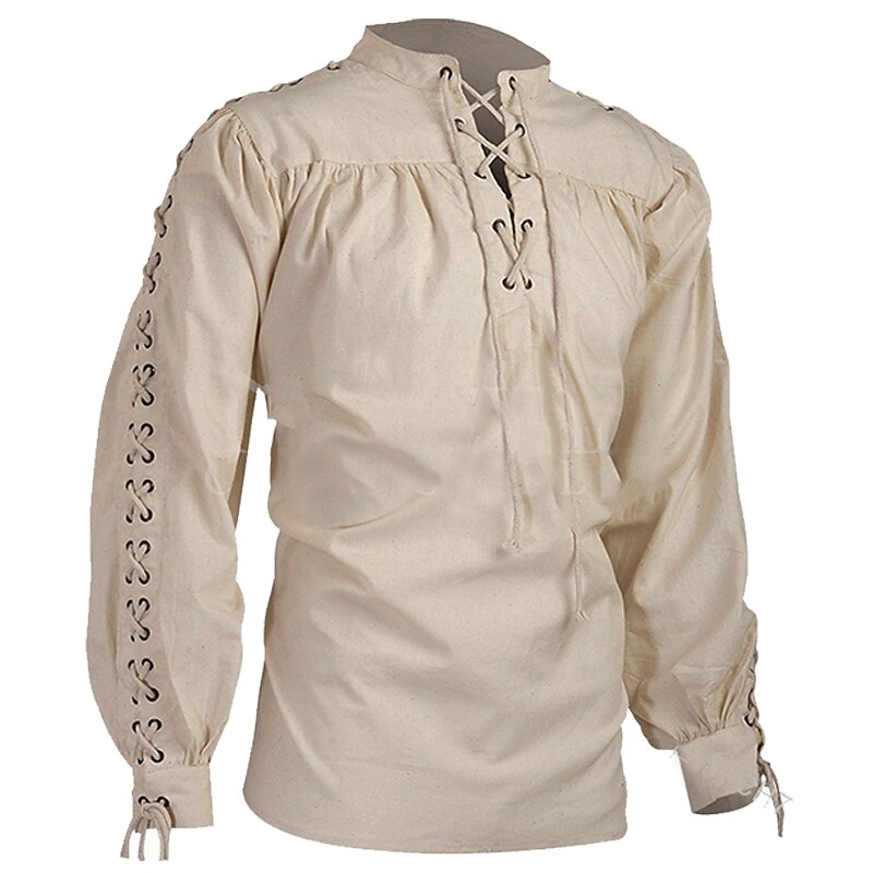 Punk & Gothic Renaissance Style Shirt Plus Size