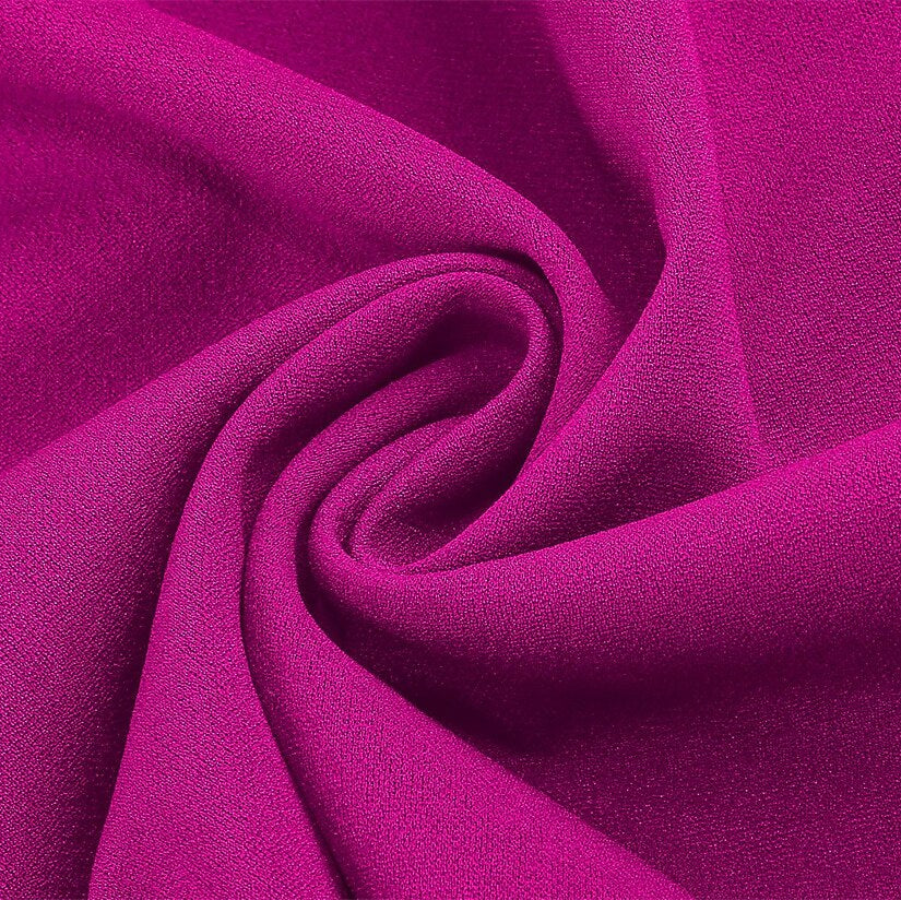 Women's 1950s Solid Color Round Neck 3/4 Sleeve Flare Dress