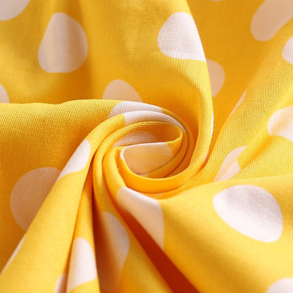 Women's 1950s Polka Dot Halter Neck Flare Dress