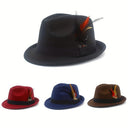 Oktoberfest Tyrolean Alpine Hat with Feather
