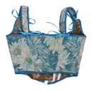 Renaissance Style Floral Lace Design Corset Vest - Retrorobe