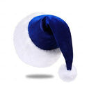 4-teiliges Weihnachts-Elfenkostüm-Set für Herren in Blau und Rot