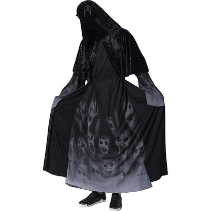 Ghost Grim Reaper Cape Costume