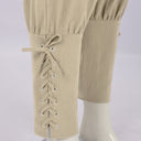 Men's Burgundy Renaissance Long Vest 3-Piece Costume Set