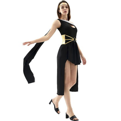 Egyptian Goddess Costume Black Dress