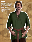 Medieval Pirate Costume with ACCs - Retrorobe