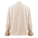 Renaissance Ruffle Decorated Tops with Lace Cuffs - Retrorobe