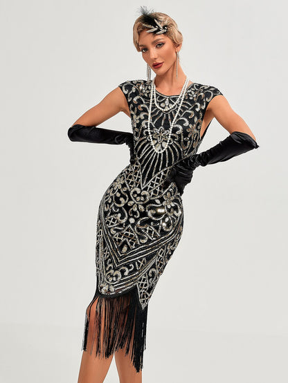 Art Deco Beading Flapper Dress