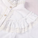 Renaissance Princess Style Ruffle Sleeve  Blouse - Retrorobe