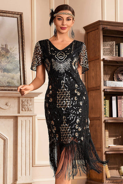 Art Deco Flapper Dress