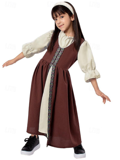 Viking Style Girls Medieval Renaissance Dress