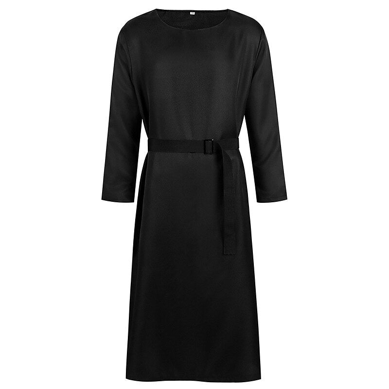 Medieval Gothic Tunic Cape With Waist Belt