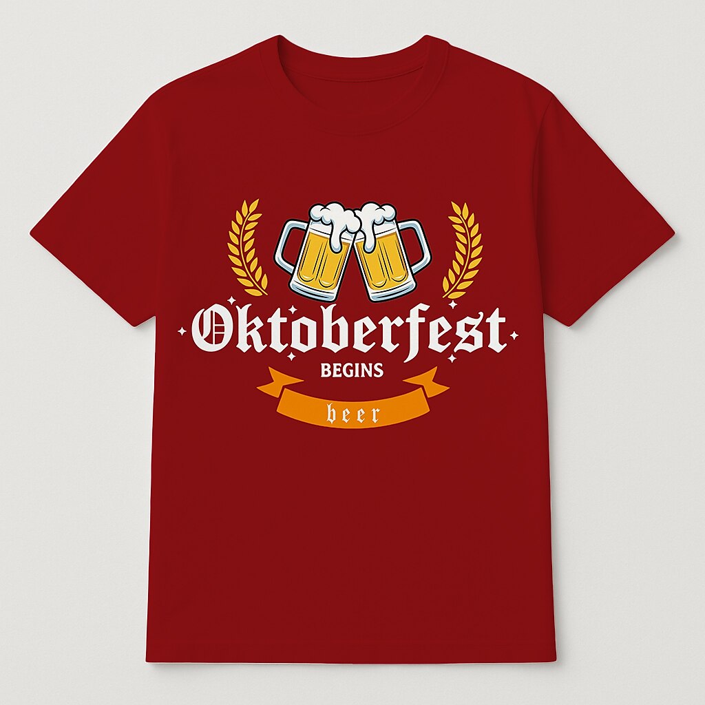 Women's Oktoberfest Beer Graphic T-shirt