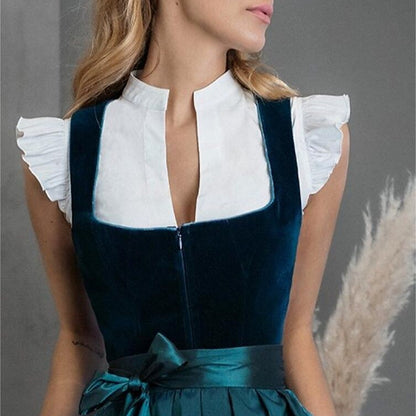 Oktoberfest-Spitzen-Dirndlbluse 
