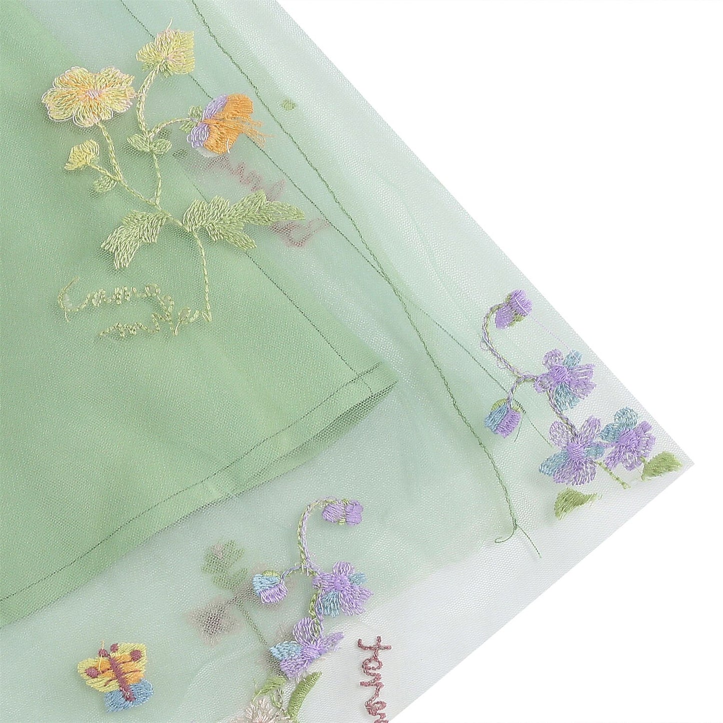 Floral Embroidered V-Neck Midi Dress