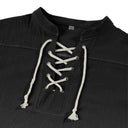 Pirate Style Lace-Up Poet Blouse - Retrorobe