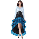 Medieval Pirate Set with Blouse Skirt Waspie Corset Belt