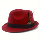 Oktoberfest Tyrolean Alpine Hat with Feather