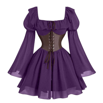 Medieval Fairy Corset Style Short Dress