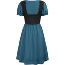 Renaissance Puff Sleeve Knee-Length Dress - Retrorobe