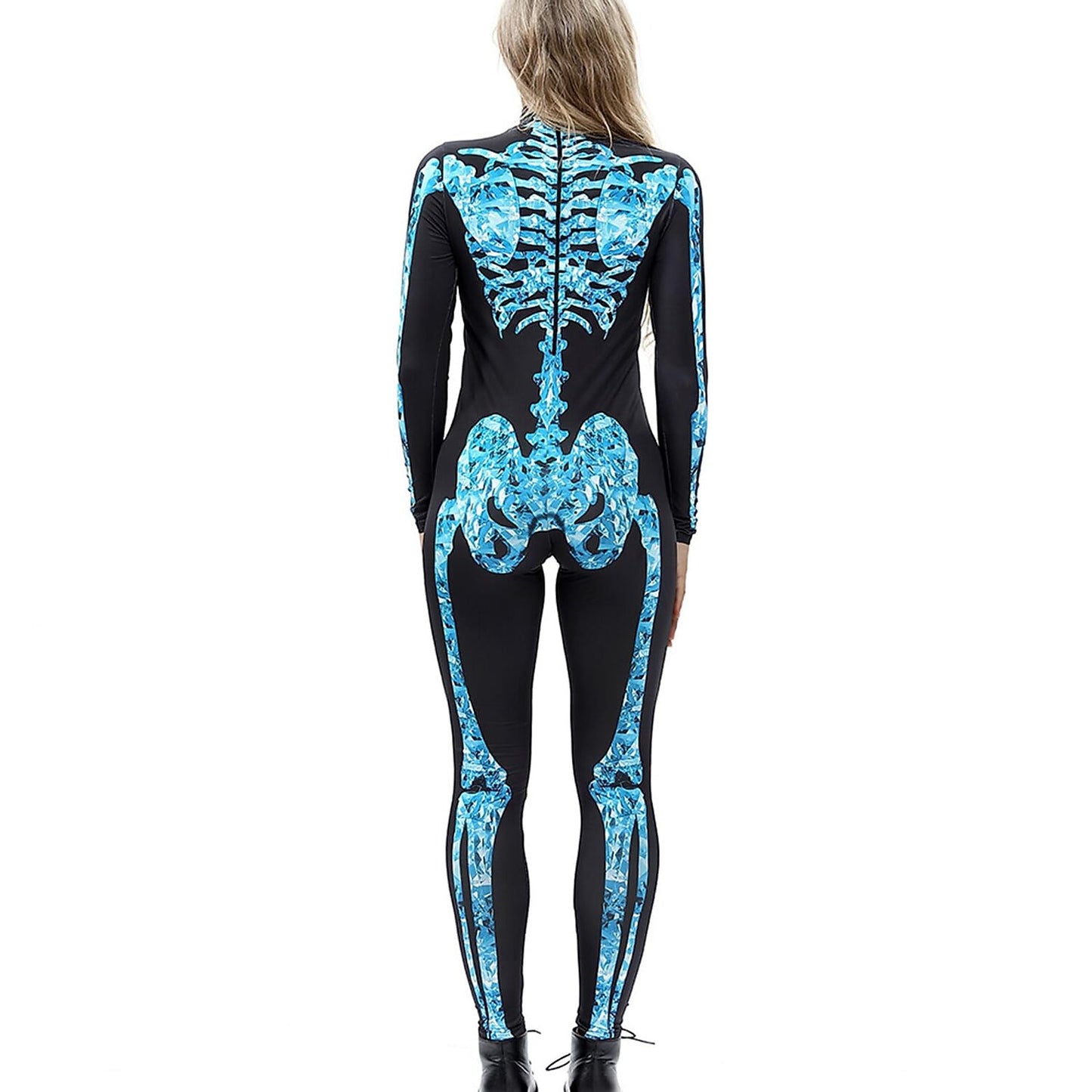 Skeleton Skull Full Body Catsuit