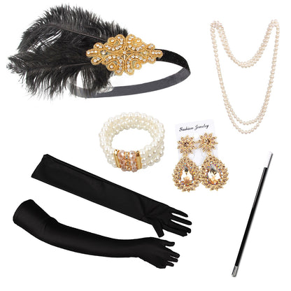 6PCS Roaring 20s Accessory Set