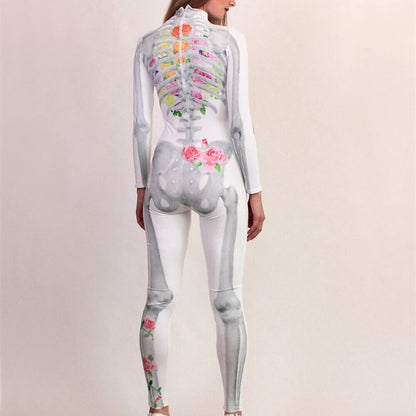 Skull Skeleton Sugar Skull Bodysuit