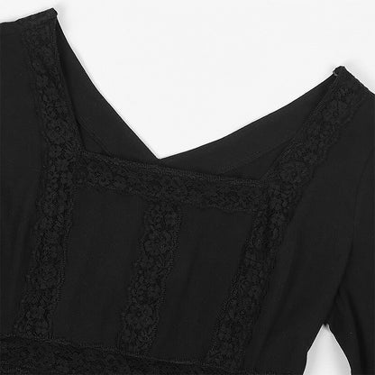 Renaissance Dress Embroidery Bell Sleeves A-Line Dress