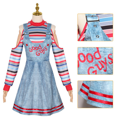 Chucky Scary Doll Halloween Dress