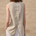 Women Classic Linen Tank Top - Retrorobe