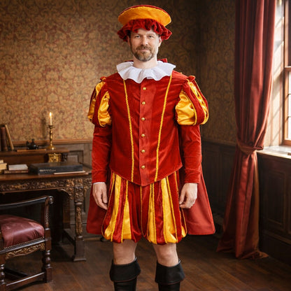 Tudor Nobleman Set with Shirt Pants Hat