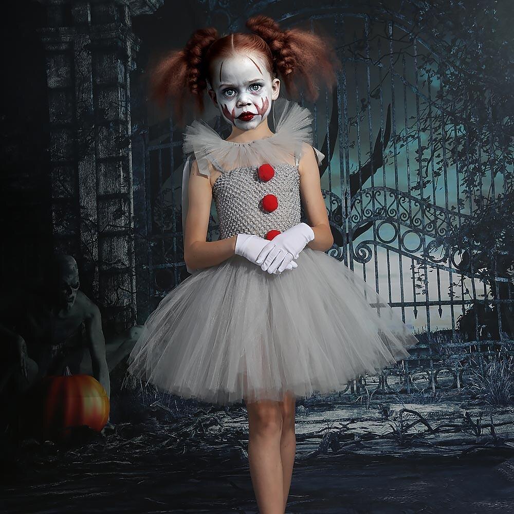 Clown Pennywise Dress for Girl