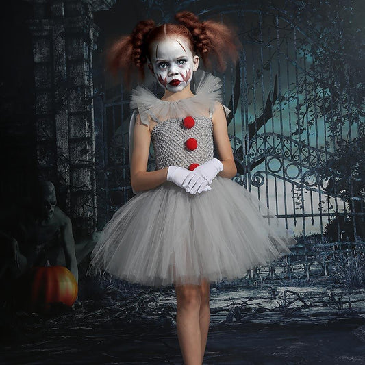 Clown Pennywise Dress for Girl